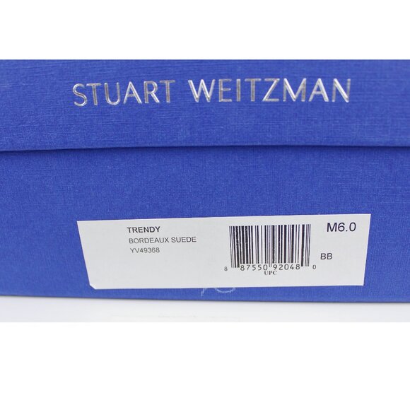 NEW Stuart Weitzman Suede Ankle Boots - Block Heel for Fall Work or Weekend - Picture 14 of 14